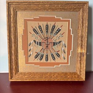 Framed Native American Art Print